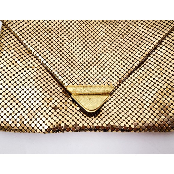 Vintage Oroton Gold Metal Mesh Clutch Evening Hand Bag Circa 1950s - Picture 2 of 7